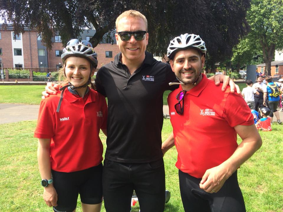 With Sir Chris Hoy