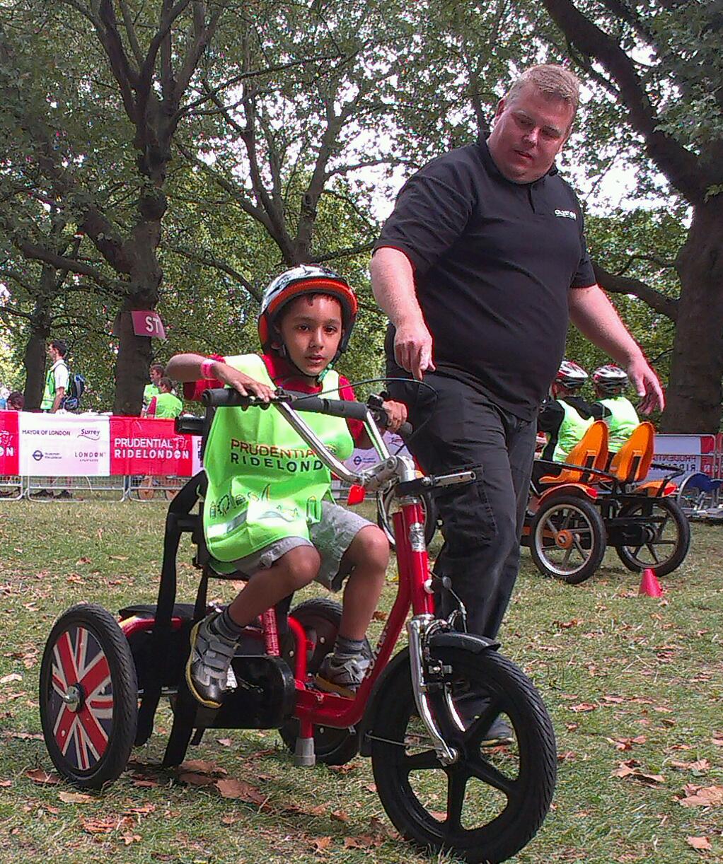 Kid on trike