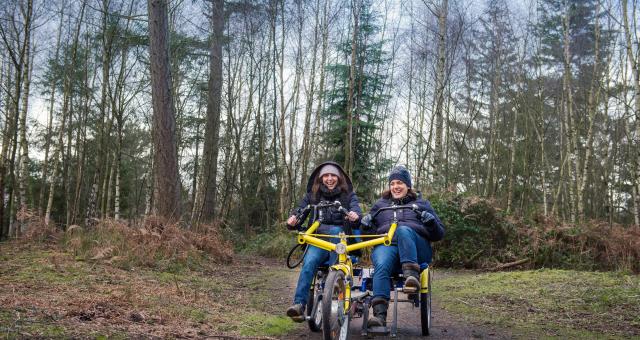 Inclusive cycling at Alice Holt 