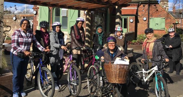 The group in Victoria Park, Portsmouth