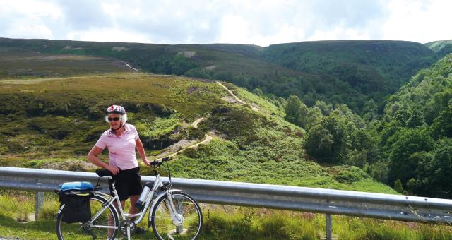 Joan touring Scotland and Northern England