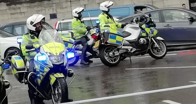 Police motorcyclists