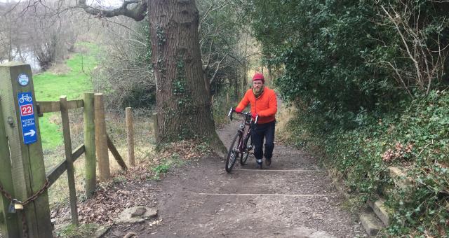 Stairs on the NCN 22