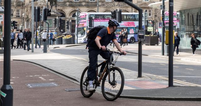 Urban cyclist