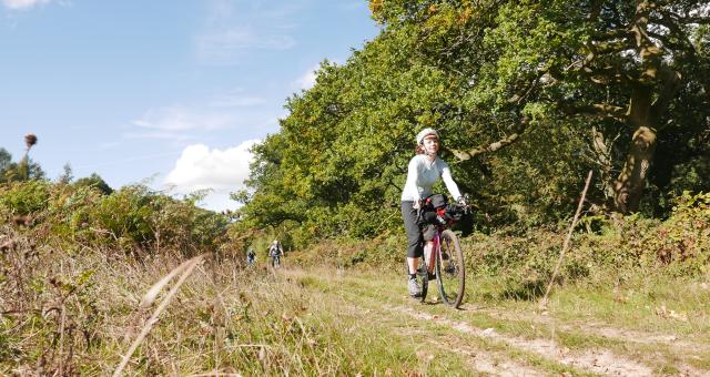 Riding along the North Downs Way