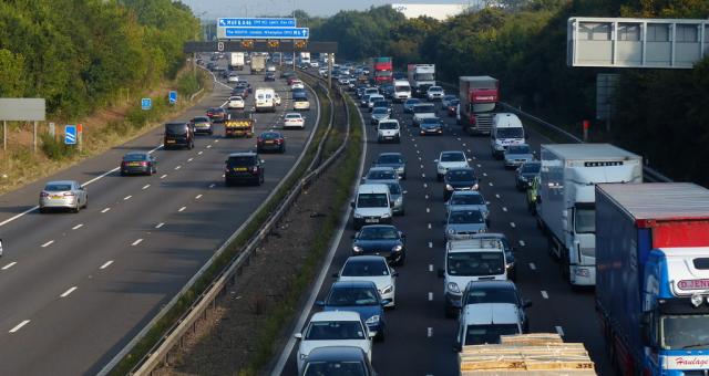 Will the Government's Transport Decarbonisation Plan reduce traffic or merely create electric-powered traffic jams? (Photo CC Mat Fascione)