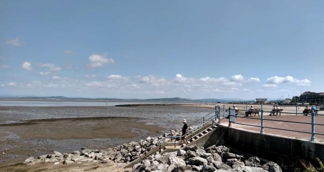 The start at Morecambe Bay